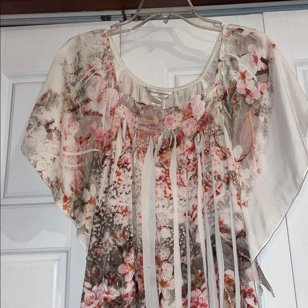 Christopher & Banks Sheer Blouse - Picture 4 of 10